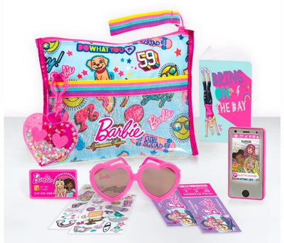 BARBIE - ELECTRONIC TRAVEL BAG SET 9PC PLAY ACCESSORY - Toyworld Frankston