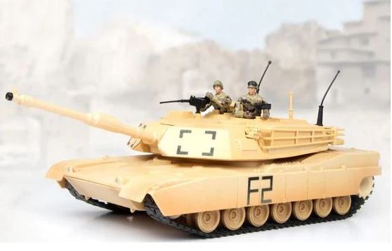 Peterkin World Peacekeepers - Char De Combat Type 98 1:18 Avec Chenilles Mobiles, Tourelle Rotative Et 3 Figurines Articulées Soldat