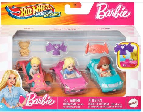 HOT WHEELS RACERVERSE BARBIE PACK Toyworld Frankston