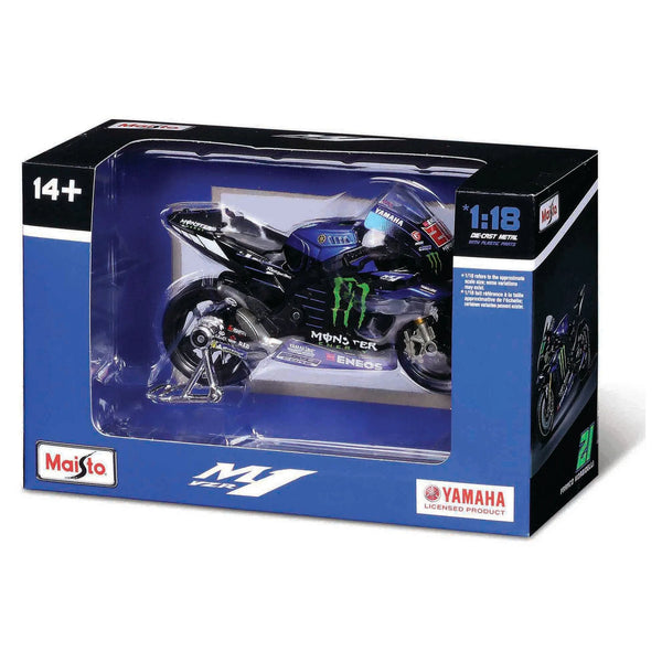 Véhicule Maisto 1 18 Moto GP Racing Yamaha Factory 20 Fabio Quartararo Véhicule Maisto 1 18 Moto GP Racing Yamaha Factory 20 Fabio Quartararo