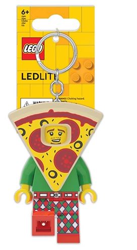 LEGO PIZZA GUY KEYRING LIGHT Toyworld Frankston