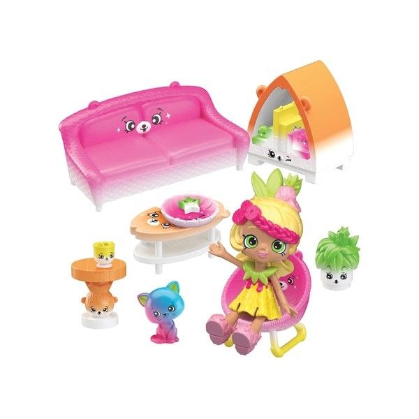 Pineapple Lily Shopkins Happy Places Rainbow Beach House Shopkins
