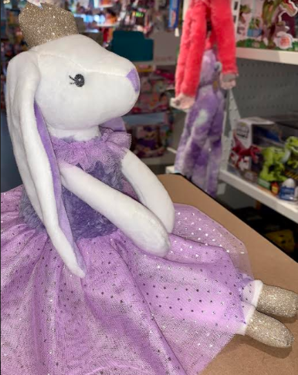 BUNNY PRINCESS PURPLE DRESS