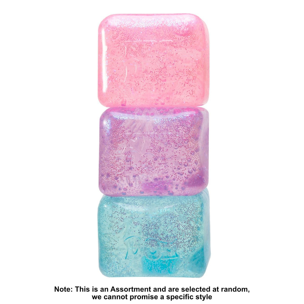NEE DOH -  NICE CUBE GLITTER AND GLOW - Toyworld Frankston