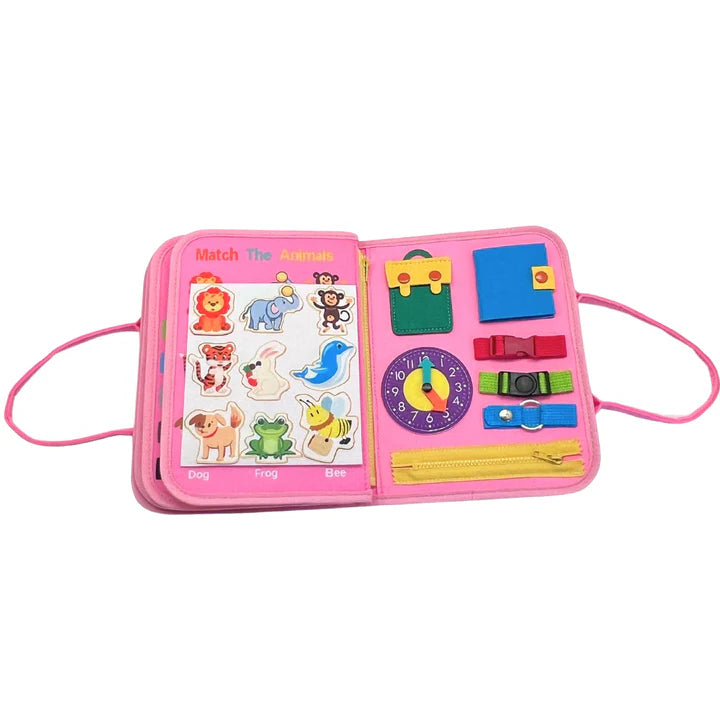 MAGIC SENSORY - BUSY BOARDS PINK - Toyworld Frankston