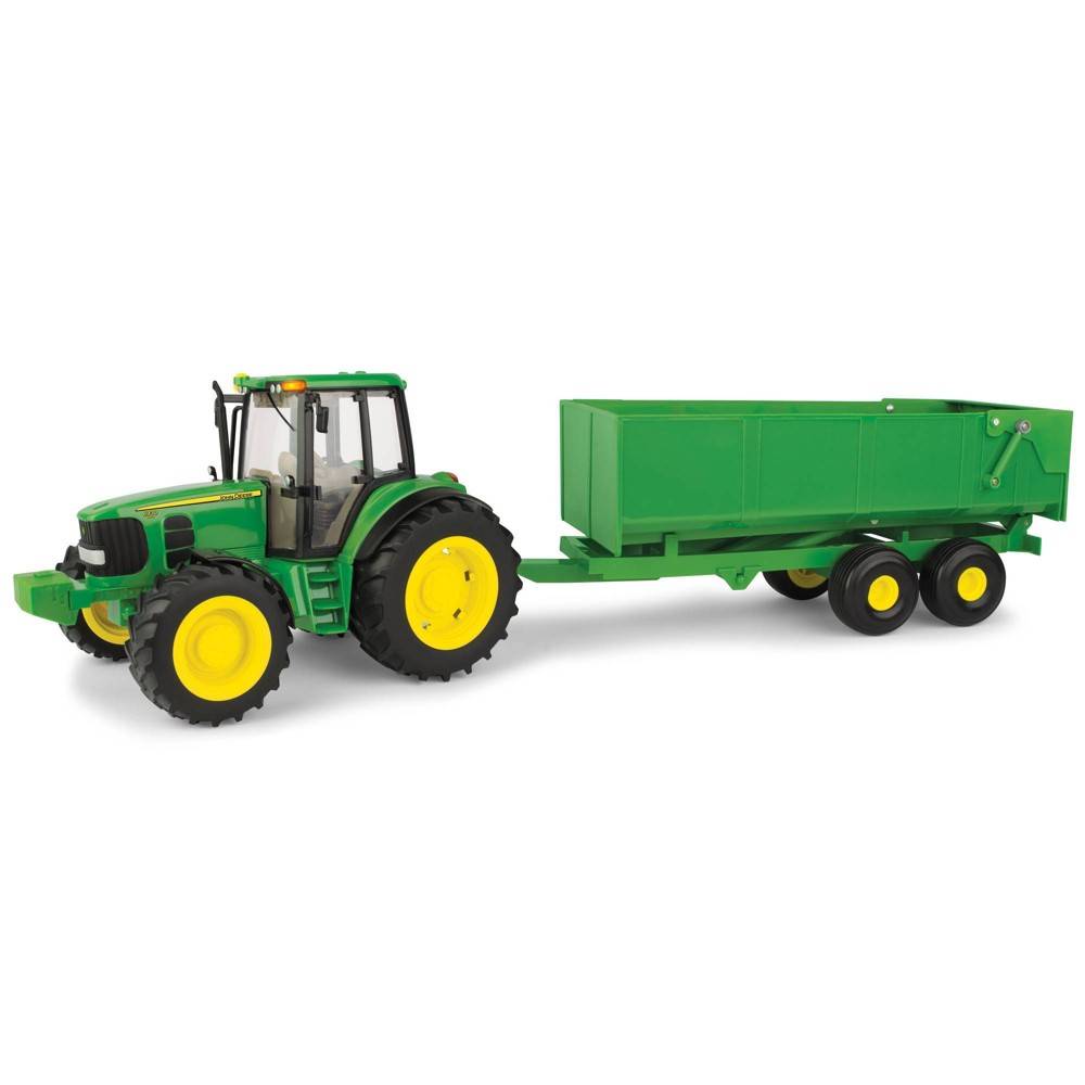 JD BIG FARM TRACTOR AND WAGON - Toyworld Frankston