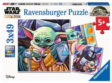 RAVENSBURGER STAR WARS GROGU MOMENTS 3X49PC