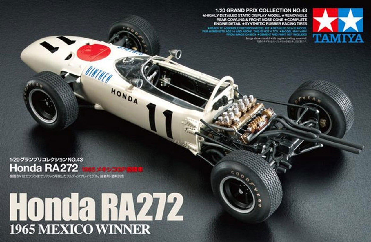 TAMIYA 1:20 HONDA RA272 1965 MEXICO GP - Toyworld Frankston