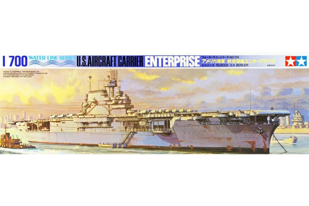TAMIYA 1/700 US AIRCRAFT CARRIER ENTERPRISE - Toyworld Frankston