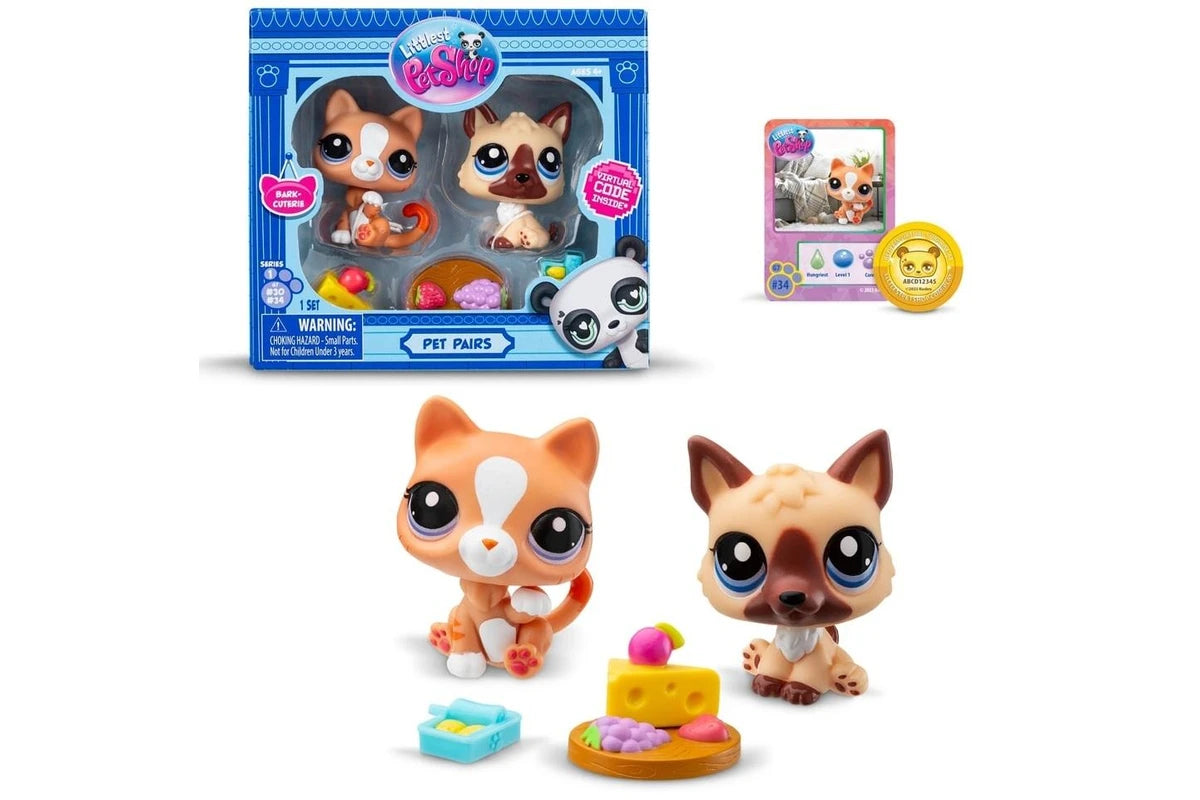 LITTLEST PET SHOP - PET PAIRS SERIES 1 - NO.30 NO.34 - Toyworld Frankston