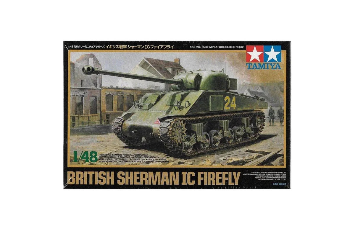TAMIYA 1/48 BRITISH SHERMAN IC FIREFLY - Toyworld Frankston