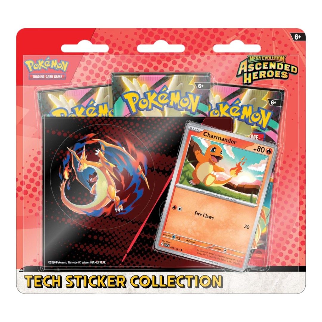 POKEMON TRADING CARD GAME MEGA EVOLUTION ASCENDING HEROES - TECH STICKER COLLECTION - Toyworld Frankston