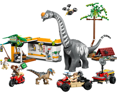 LEGO 76973 JURASSIC WORLD - RAPTOR AND TITANOSAURUS TRACKING MISSION - Toyworld Frankston