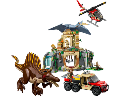 76976 LEGO 76976 JURASSIC WORLD - SPINOSAURUS AND QUETZALCOATLUS AIR MISSION