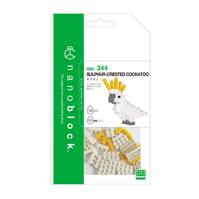 NANOBLOCK - SULPHUR-CRESTED COCKATOO - Toyworld Frankston