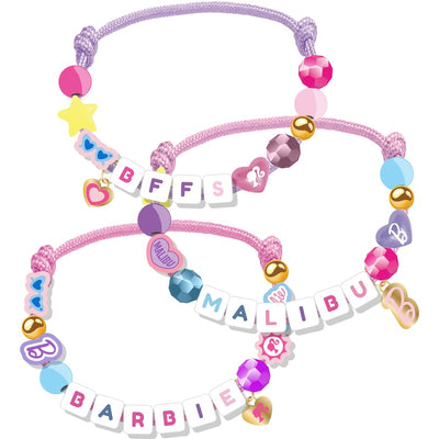 BARBIE - MAKE YOUR OWN BRACLETS 3 PACK - Toyworld Frankston