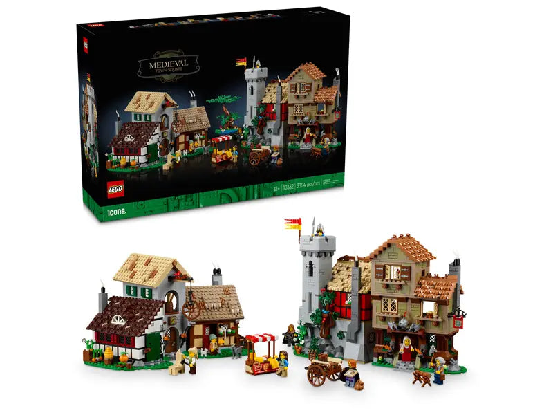 LEGO 10332 ICONS - MEDIEVAL TOWN SQUARE - Toyworld Frankston
