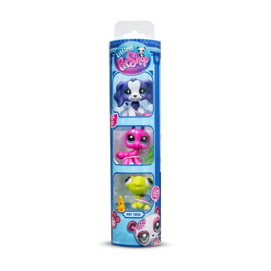 LITTLEST PET SHOP - TRIO IN TUBE 3 PACK SERIES 3 - BACKYARD PETS - Toyworld Frankston