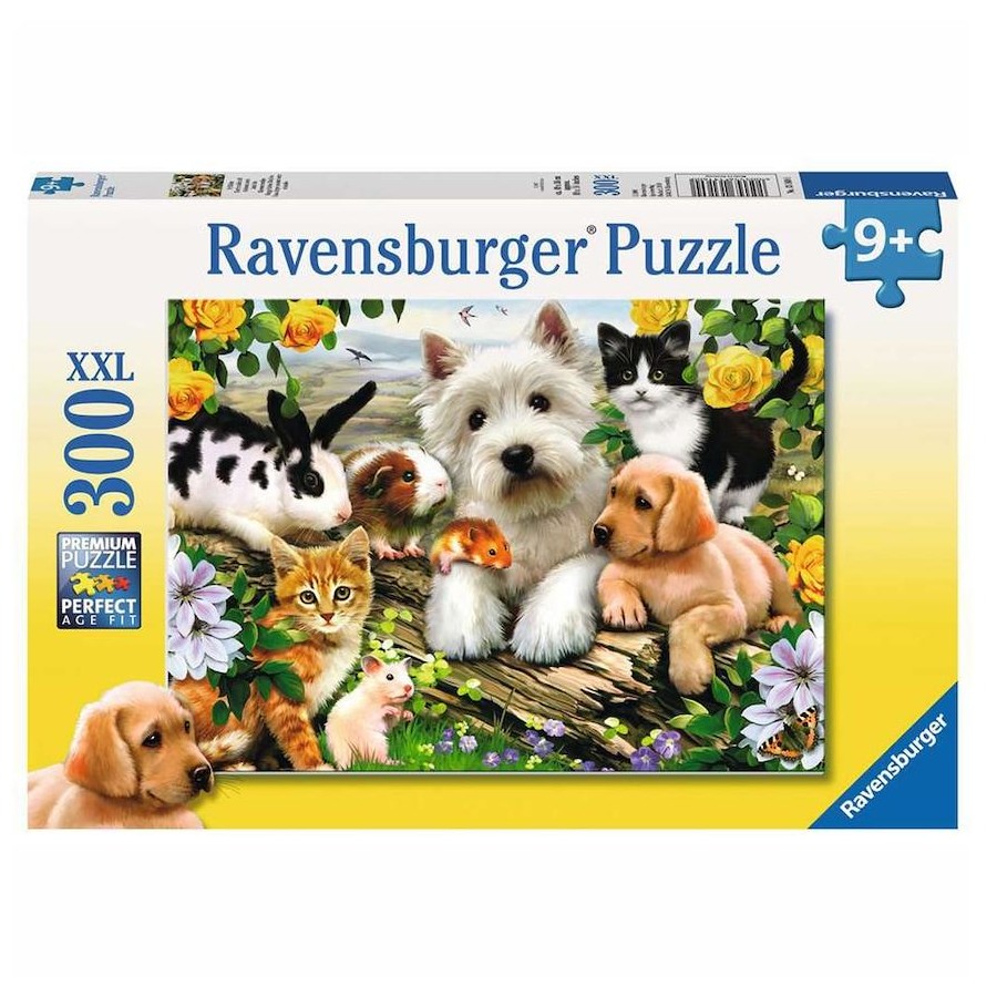 RAVENSBURGER - HAPPY ANIMAL BABIES PUZZLE 300PC