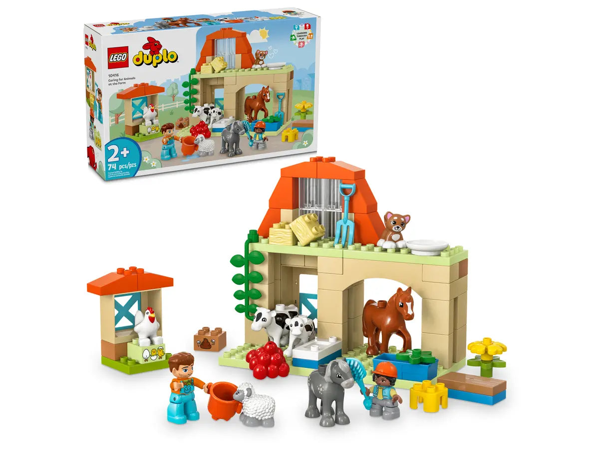 LEGO 10416 CARING FOR ANIMALS AT THE FARM - Toyworld Frankston
