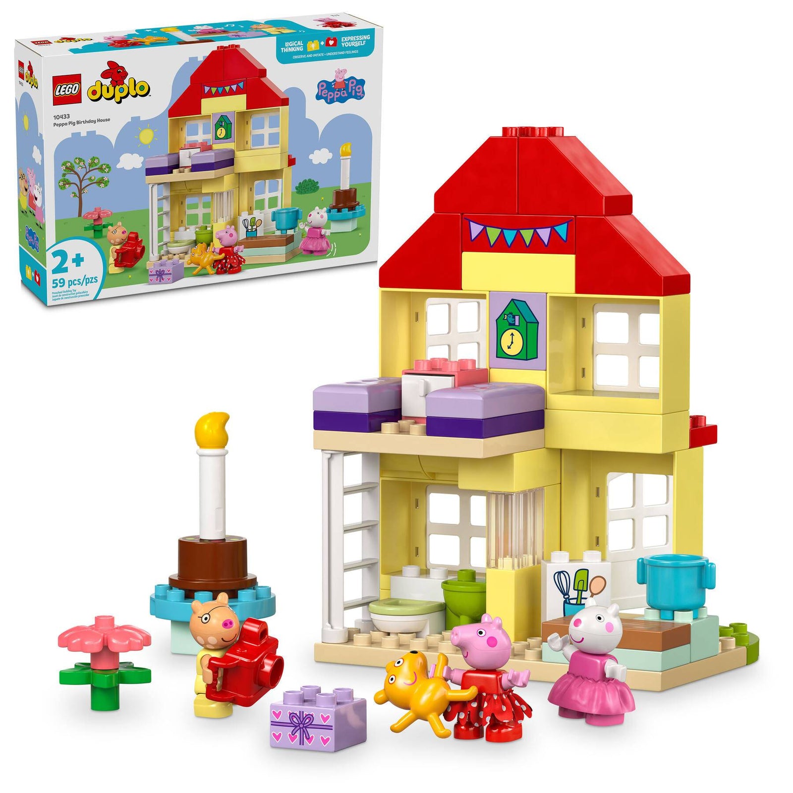 LEGO 10433 DUPLO  PEPPA PIG BIRTHDAY HOUSE - Toyworld Frankston
