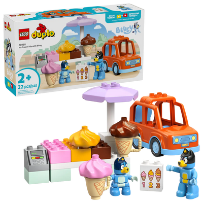 LEGO 10458 DUPLO  - ICE CREAM TRIP WITH BLUEY - Toyworld Frankston