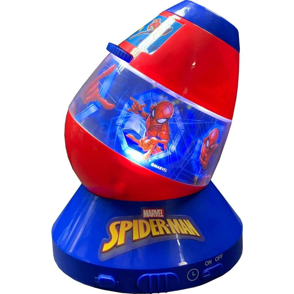 SPIDERMAN - PROJECTOR LAMP AND NIGHTLIGHT - Toyworld Frankston