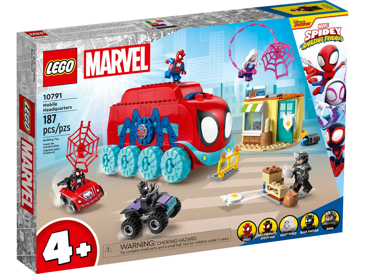 LEGO DUPLO 10791 TEAM SPIDEY'S MOBILE HEADQUARTERS VINTAGE MOTORCYCLE - Toyworld Frankston