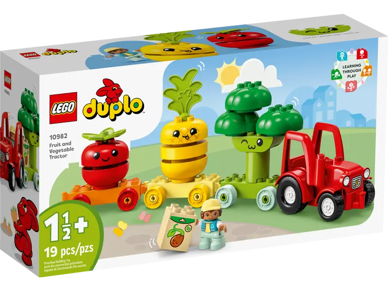 LEGO DUPLO 10982 FRUIT AND VEGETABLE TRACTOR - Toyworld Frankston
