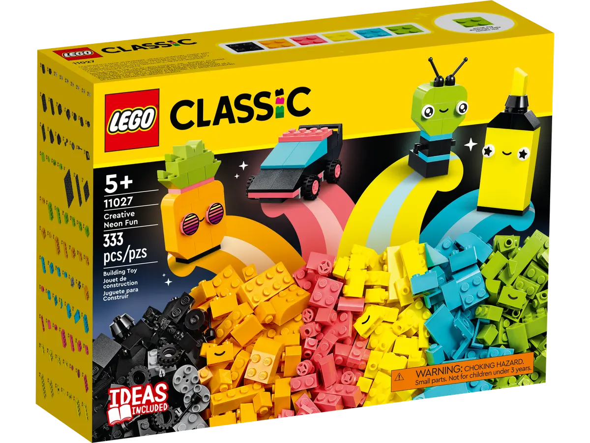 LEGO CLASSIC 11027 CREATIVE NEON FUN - Toyworld Frankston