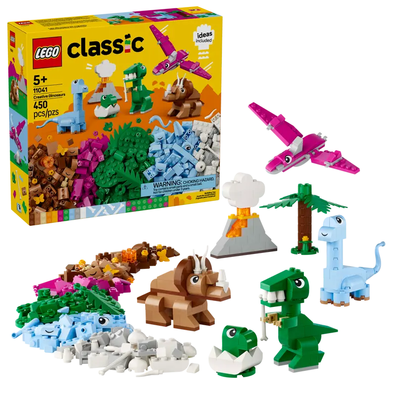 LEGO 11041 CLASSIC - CREATIVE DINOSAURS - Toyworld Frankston