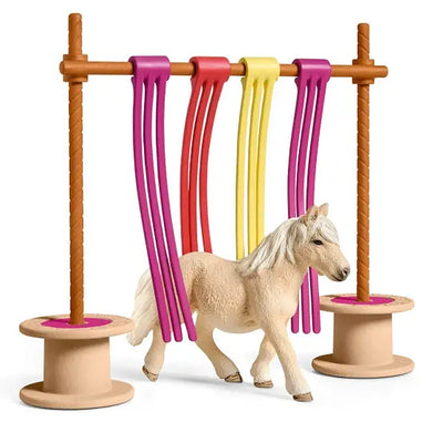 SCHLEICH-PONY CURTAIN OBSTACLE - Toyworld Frankston