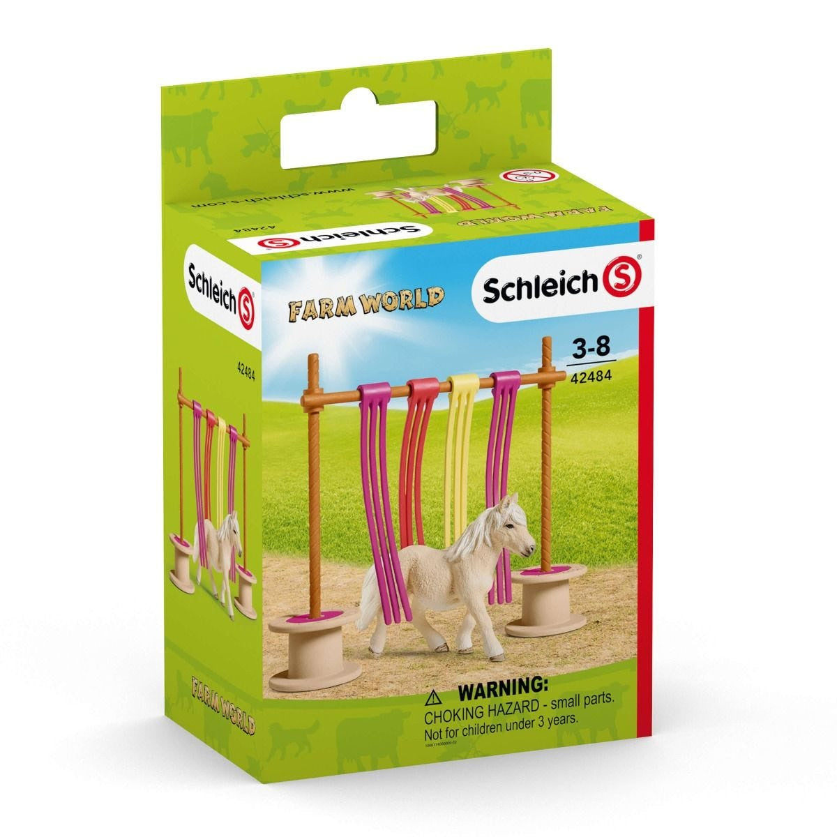 SCHLEICH-PONY CURTAIN OBSTACLE - Toyworld Frankston