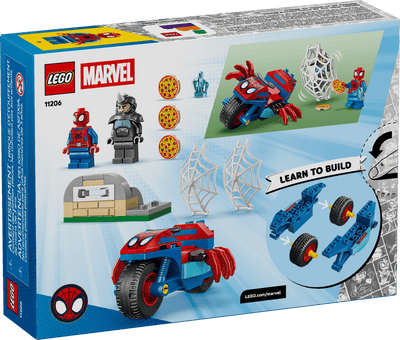 LEGO 11206 MARVEL - SPIDEY ON HIS MOTORCYCLE VS RHINO - Toyworld Frankston