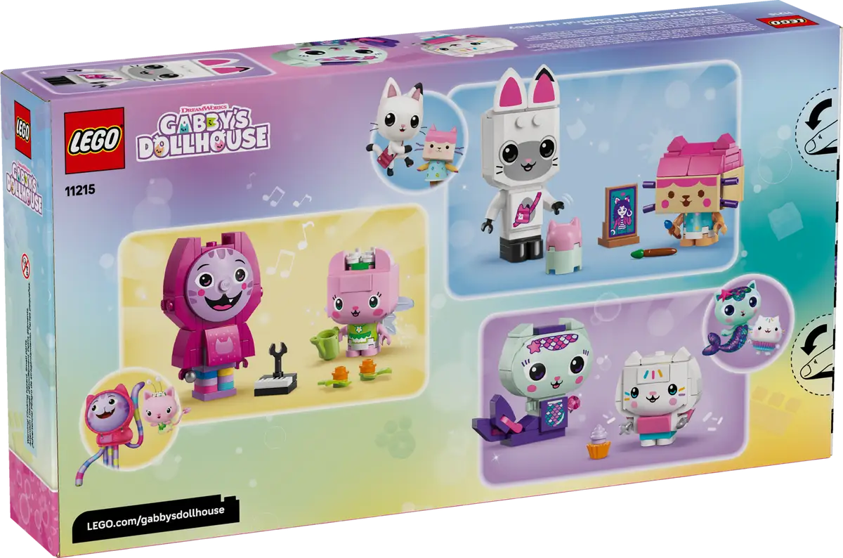LEGO 11215 GABBY'S DOLLHOUSE - GABBY'S BRICK-BUILT CAT FRIENDS - Toyworld Frankston