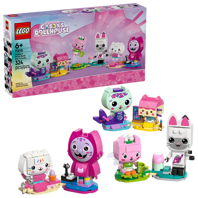 LEGO 11215 GABBY'S DOLLHOUSE - GABBY'S BRICK-BUILT CAT FRIENDS - Toyworld Frankston