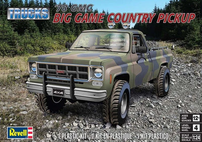 REVELL '78 GMC BIG GAME COUNTRY PICKUP 1:24 - Toyworld Frankston