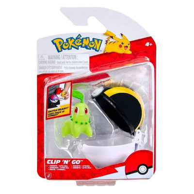 POKEMON CLIP 'N' GO - CHIKORTA + ULTRA BALL - Toyworld Frankston