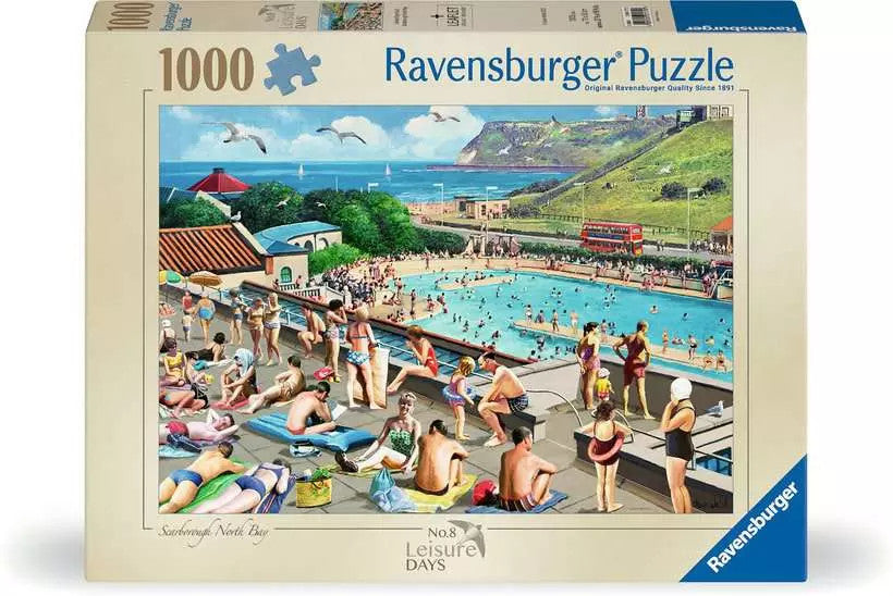 RAVENSBURGER LEISURE DAYS NO 8 SCARBOROUGH NORTH BAY 1000 PIECE PUZZLE - Toyworld Frankston