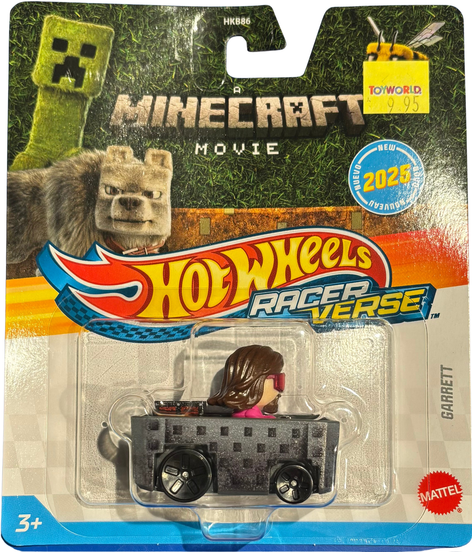 HOT WHEELS RACER VERSE - MINECRAFT MOVIE - GARRETT - Toyworld Frankston