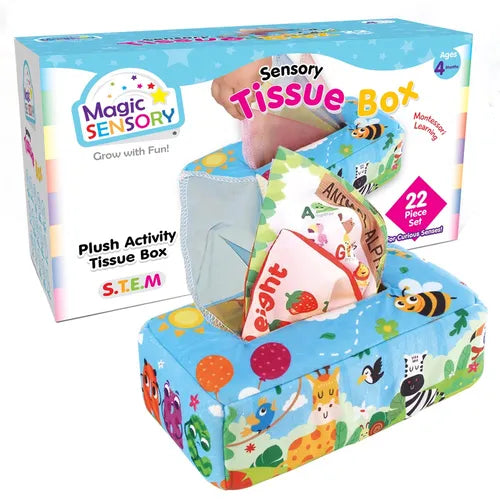 MAGIC SENSORY - SENSORY TISSUE BOX 22 PIECE SET - Toyworld Frankston