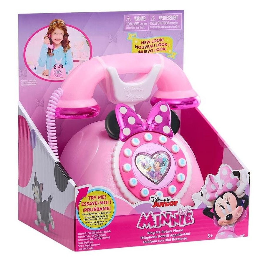 MINNIE MOUSE RING ME ROTARY PHONE - Toyworld Frankston