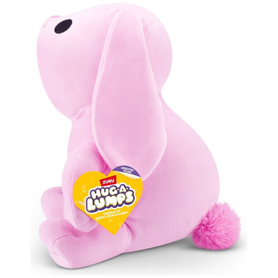ZURU HUG-A-LUMPS WEIGHTED PLUSH  HAZEL THE BUNNY - Toyworld Frankston