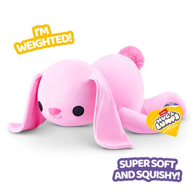 ZURU HUG-A-LUMPS WEIGHTED PLUSH  HAZEL THE BUNNY - Toyworld Frankston