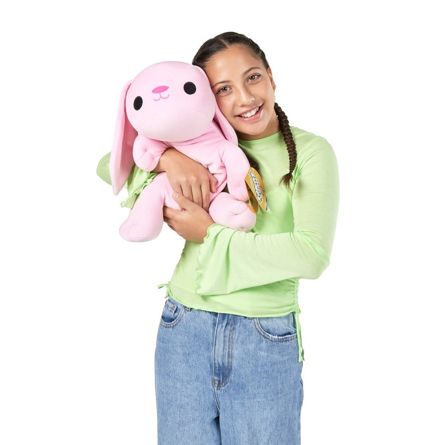 ZURU HUG-A-LUMPS WEIGHTED PLUSH  HAZEL THE BUNNY - Toyworld Frankston