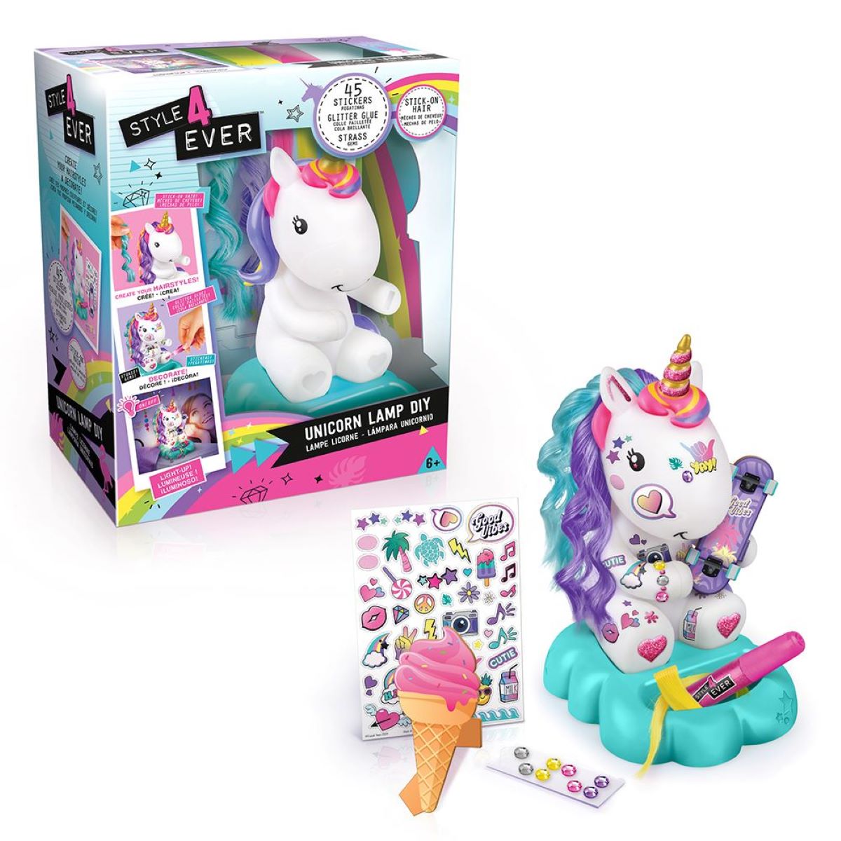 DIY UNICORN LAMP STYLE 4 EVER