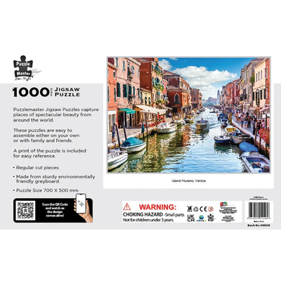 PUZZLE MASTER ISLAND MURANO VENICE 1000 PIECE