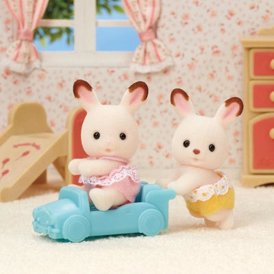 SYLVANIAN FAMILIES CHOCOLATE RABBIT TWINS