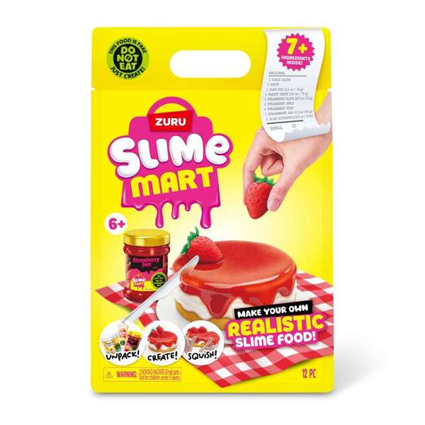 ZURU SLIME MART - SMALL SHOPPING BAG STRAWBERRY CHEESECAKE