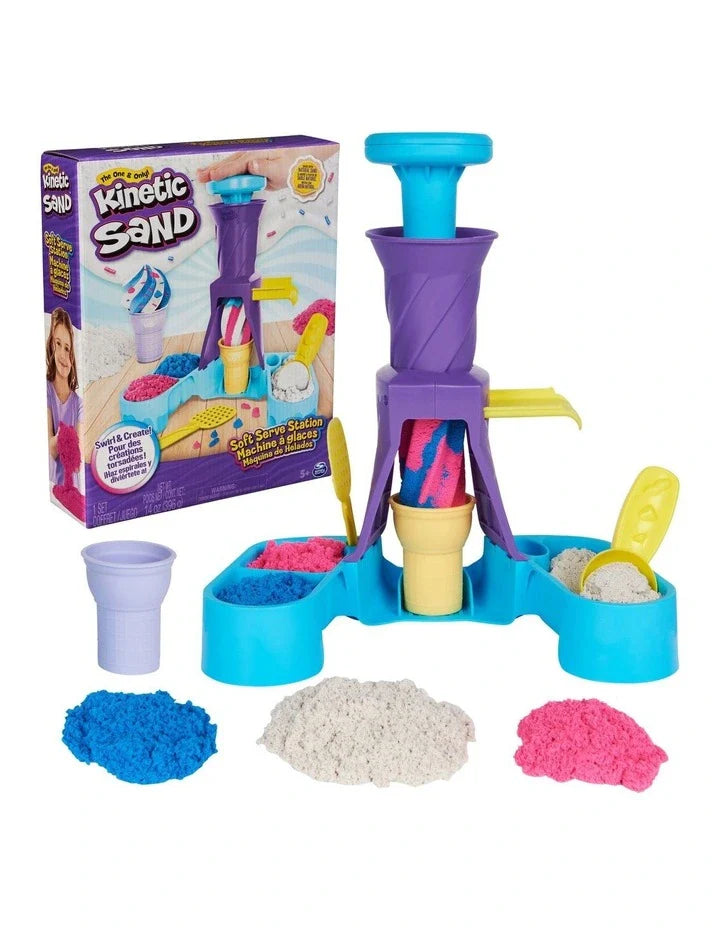 KINETIC SAND SOFT SERVE STATION - Toyworld Frankston